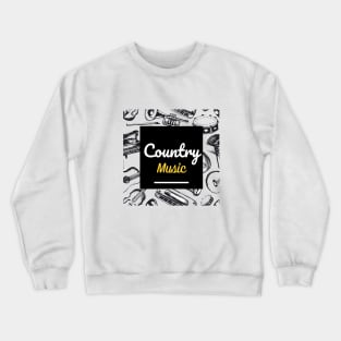 country music I love retro Crewneck Sweatshirt